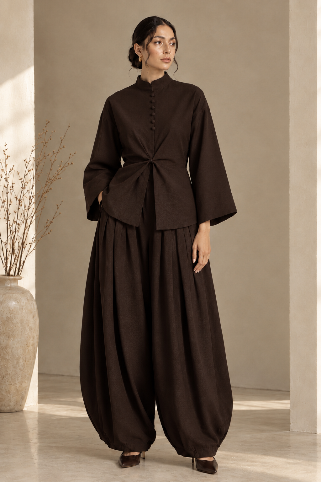 Earthy Drape Set.