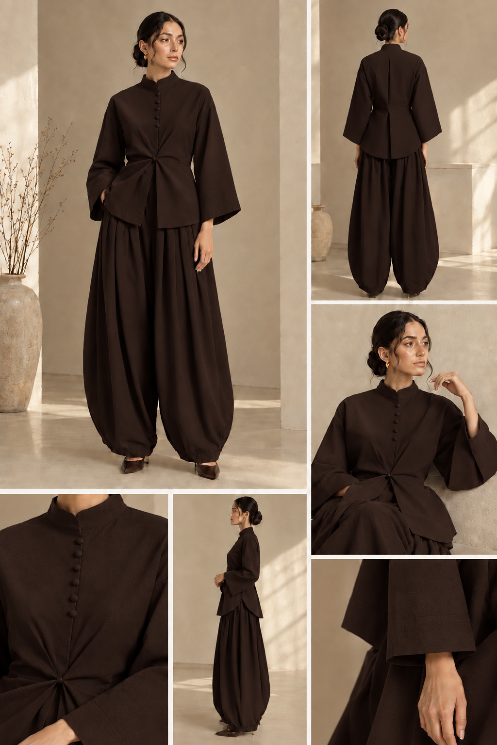 Earthy Drape Set.